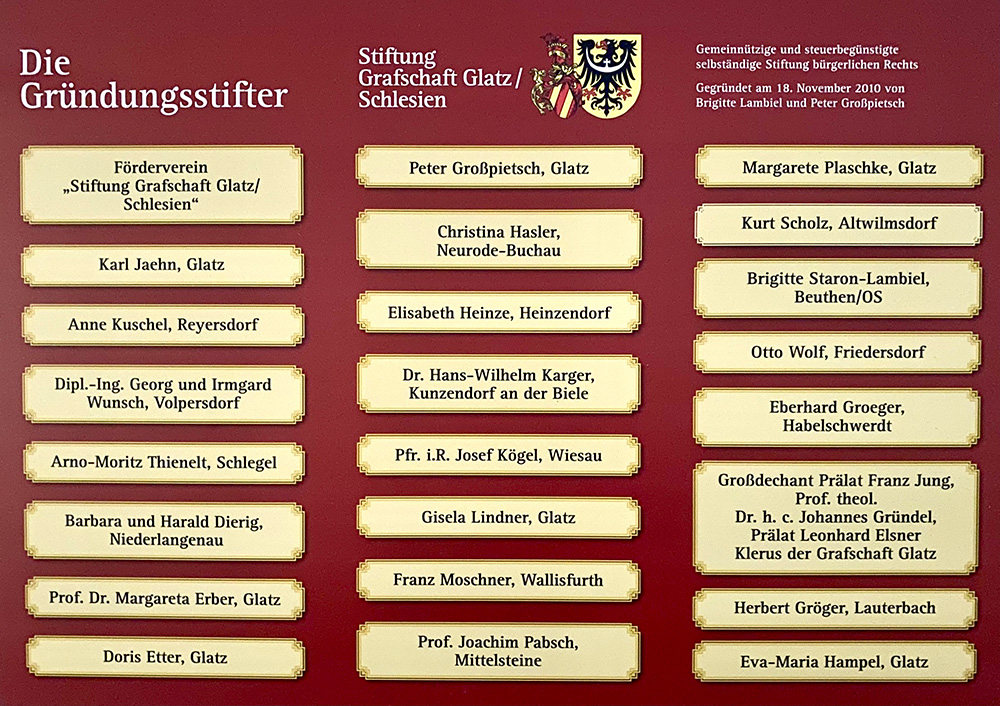 Gründungstafel